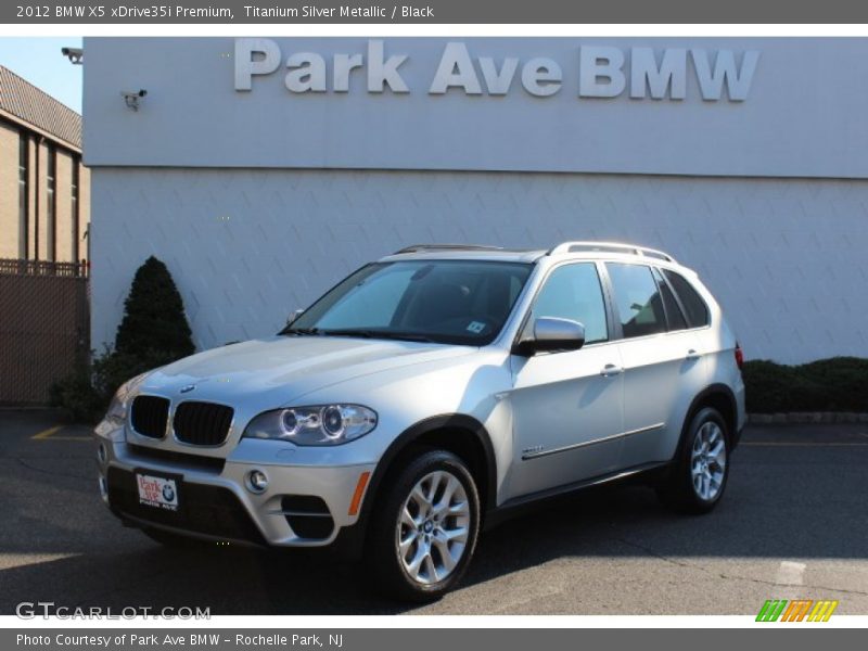 Titanium Silver Metallic / Black 2012 BMW X5 xDrive35i Premium