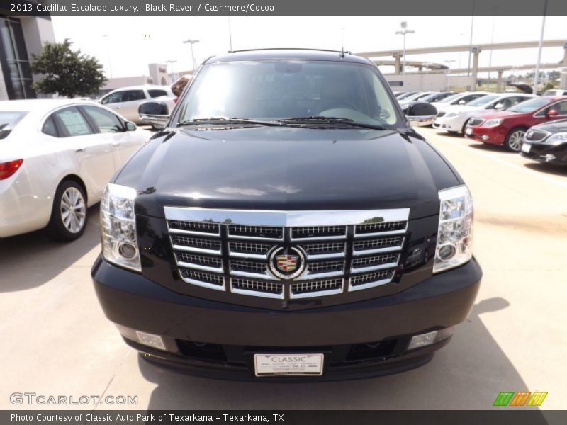 Black Raven / Cashmere/Cocoa 2013 Cadillac Escalade Luxury