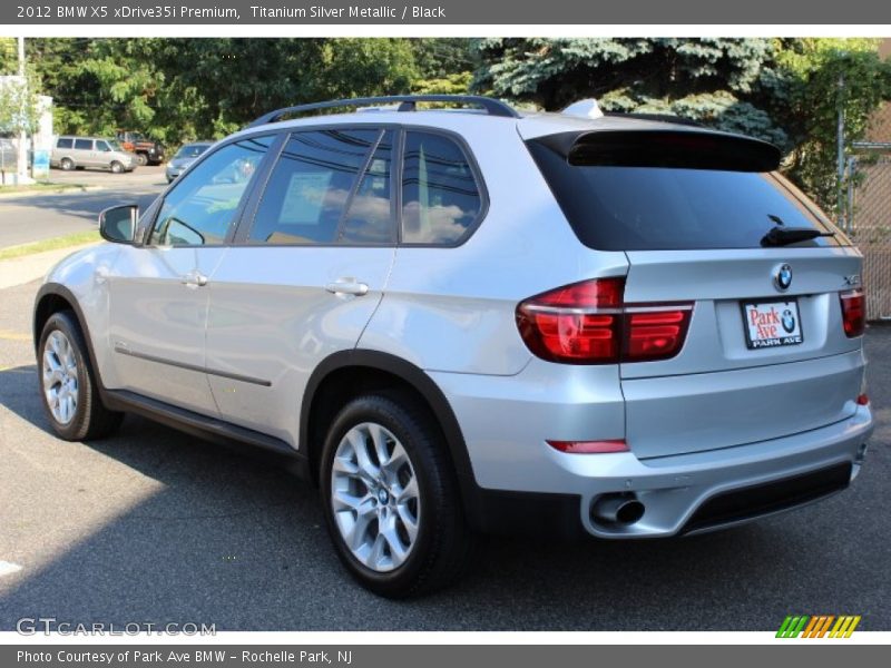 Titanium Silver Metallic / Black 2012 BMW X5 xDrive35i Premium
