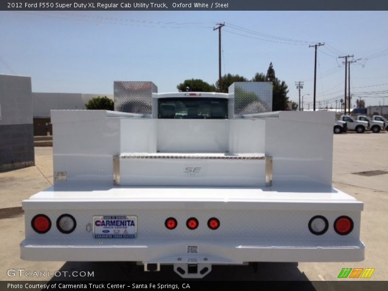 Oxford White / Steel 2012 Ford F550 Super Duty XL Regular Cab Utility Truck