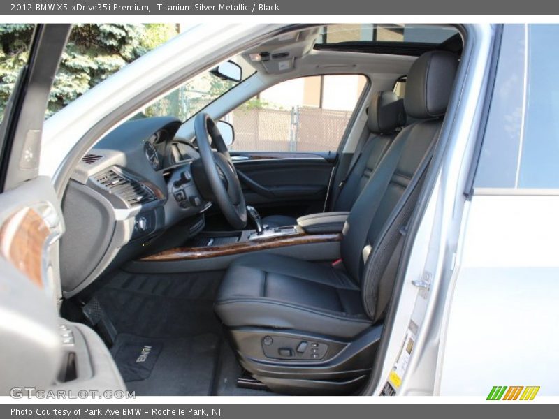 Titanium Silver Metallic / Black 2012 BMW X5 xDrive35i Premium
