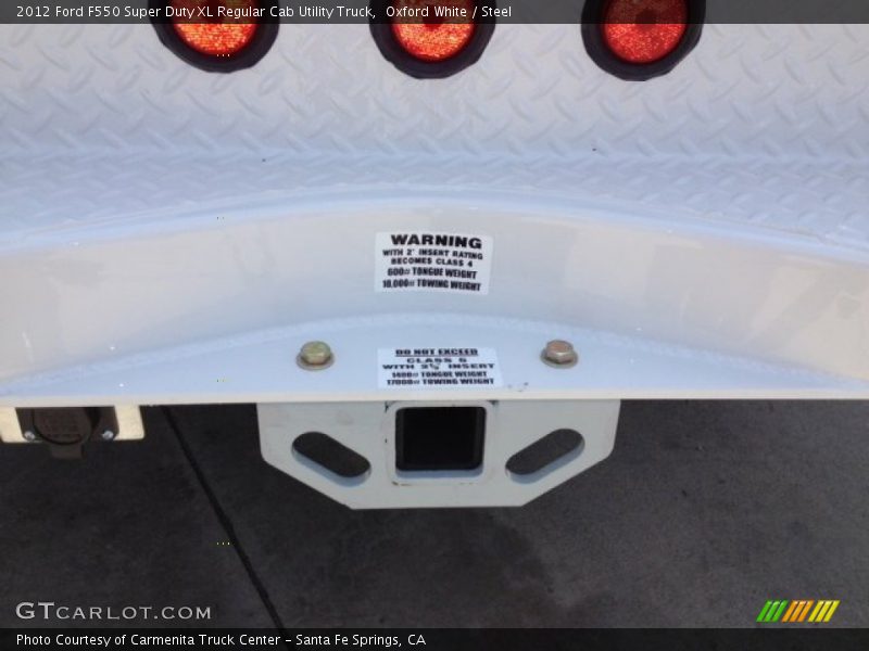 Oxford White / Steel 2012 Ford F550 Super Duty XL Regular Cab Utility Truck