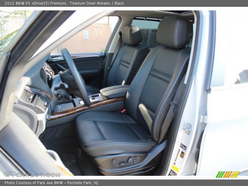 Titanium Silver Metallic / Black 2012 BMW X5 xDrive35i Premium