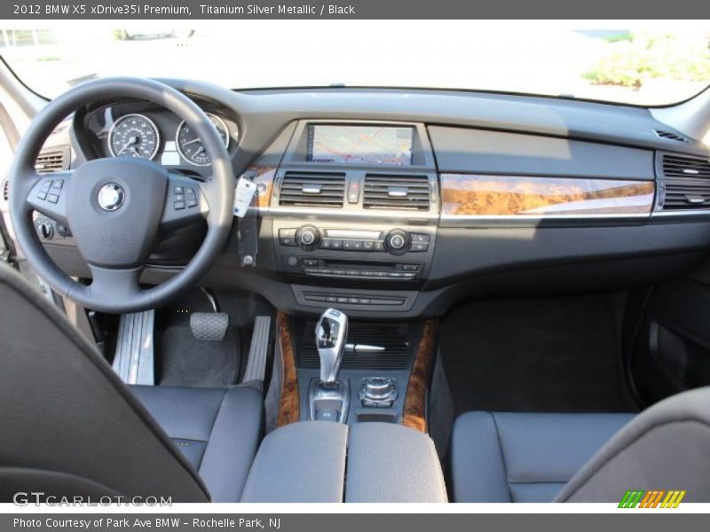 Titanium Silver Metallic / Black 2012 BMW X5 xDrive35i Premium