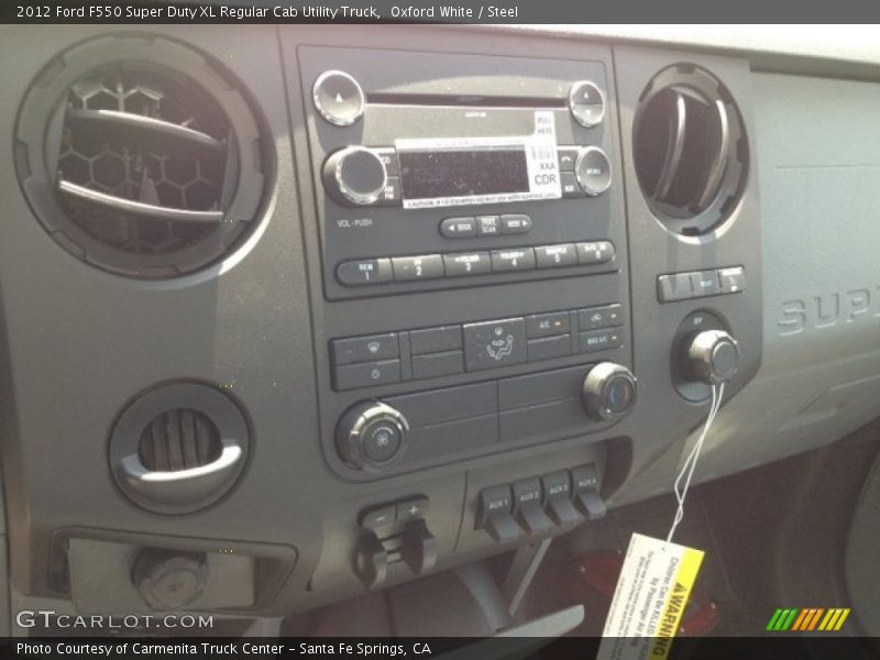 Oxford White / Steel 2012 Ford F550 Super Duty XL Regular Cab Utility Truck