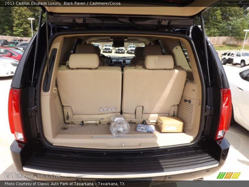 Black Raven / Cashmere/Cocoa 2013 Cadillac Escalade Luxury