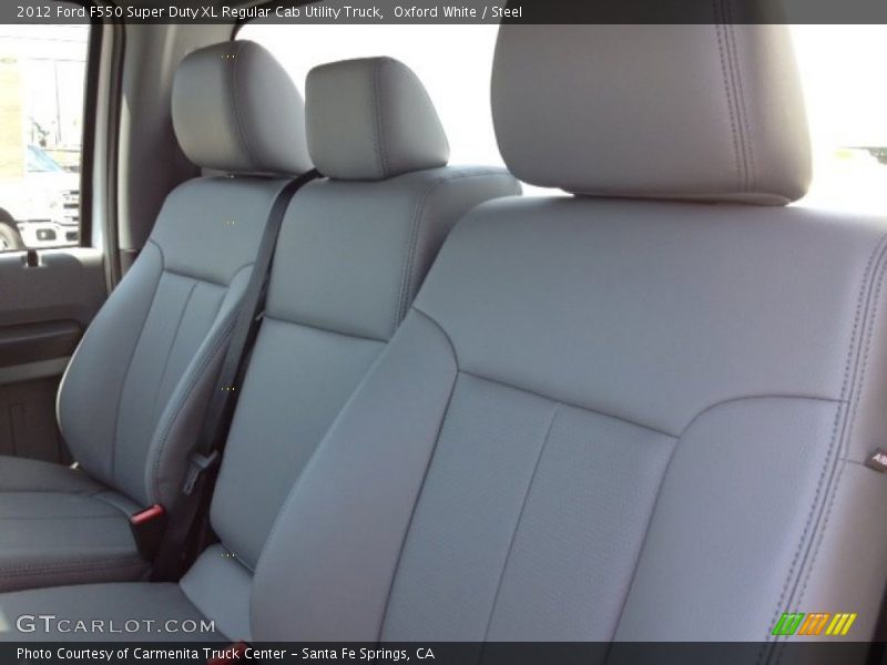 Oxford White / Steel 2012 Ford F550 Super Duty XL Regular Cab Utility Truck
