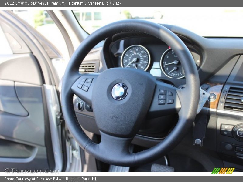 Titanium Silver Metallic / Black 2012 BMW X5 xDrive35i Premium