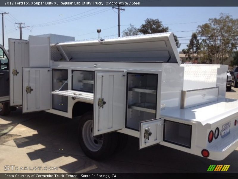 Oxford White / Steel 2012 Ford F550 Super Duty XL Regular Cab Utility Truck