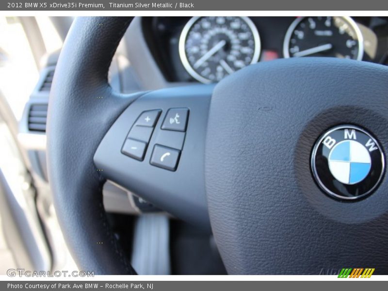 Titanium Silver Metallic / Black 2012 BMW X5 xDrive35i Premium