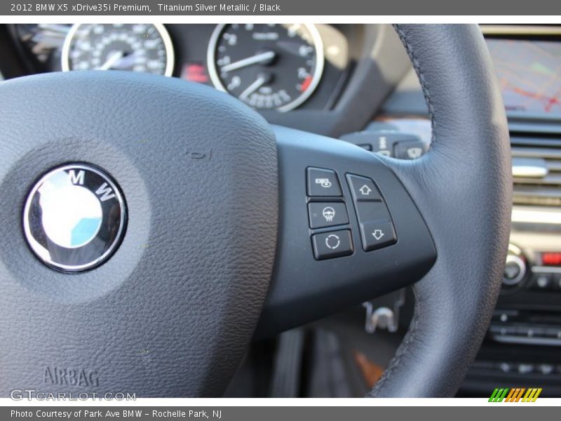 Titanium Silver Metallic / Black 2012 BMW X5 xDrive35i Premium