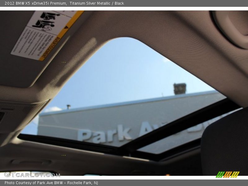 Titanium Silver Metallic / Black 2012 BMW X5 xDrive35i Premium