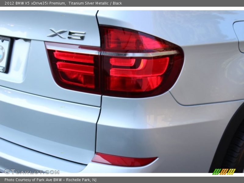 Titanium Silver Metallic / Black 2012 BMW X5 xDrive35i Premium