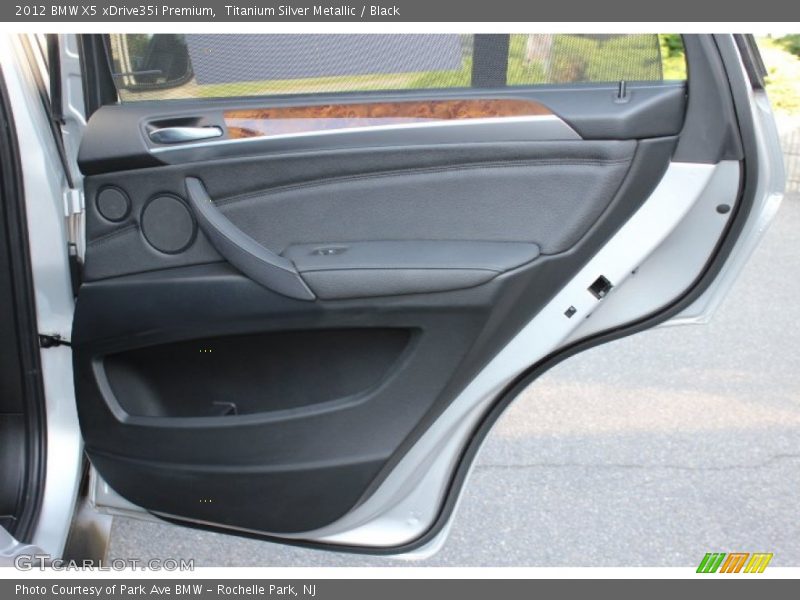 Titanium Silver Metallic / Black 2012 BMW X5 xDrive35i Premium