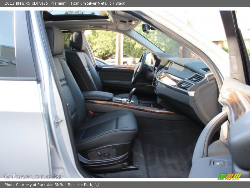 Titanium Silver Metallic / Black 2012 BMW X5 xDrive35i Premium