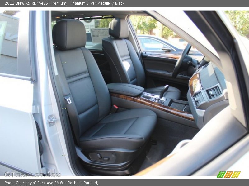 Titanium Silver Metallic / Black 2012 BMW X5 xDrive35i Premium