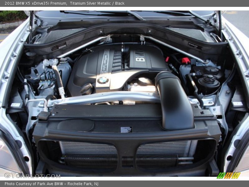 Titanium Silver Metallic / Black 2012 BMW X5 xDrive35i Premium