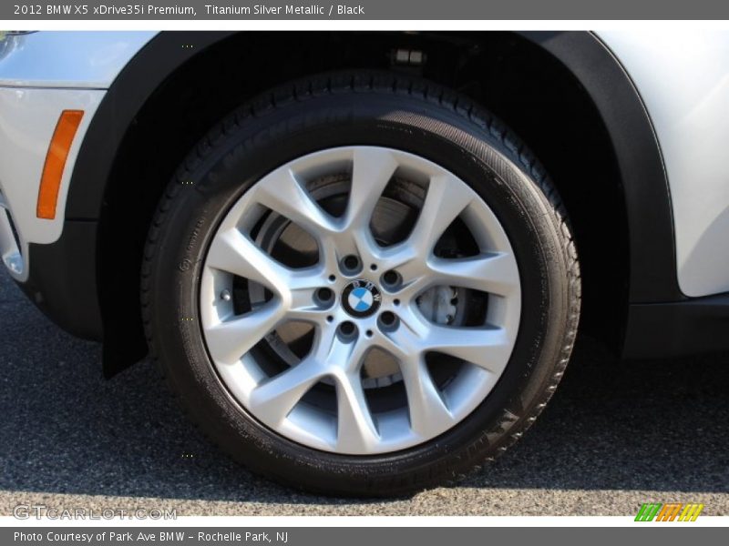 Titanium Silver Metallic / Black 2012 BMW X5 xDrive35i Premium