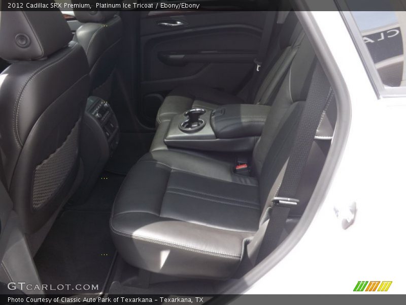 Platinum Ice Tricoat / Ebony/Ebony 2012 Cadillac SRX Premium