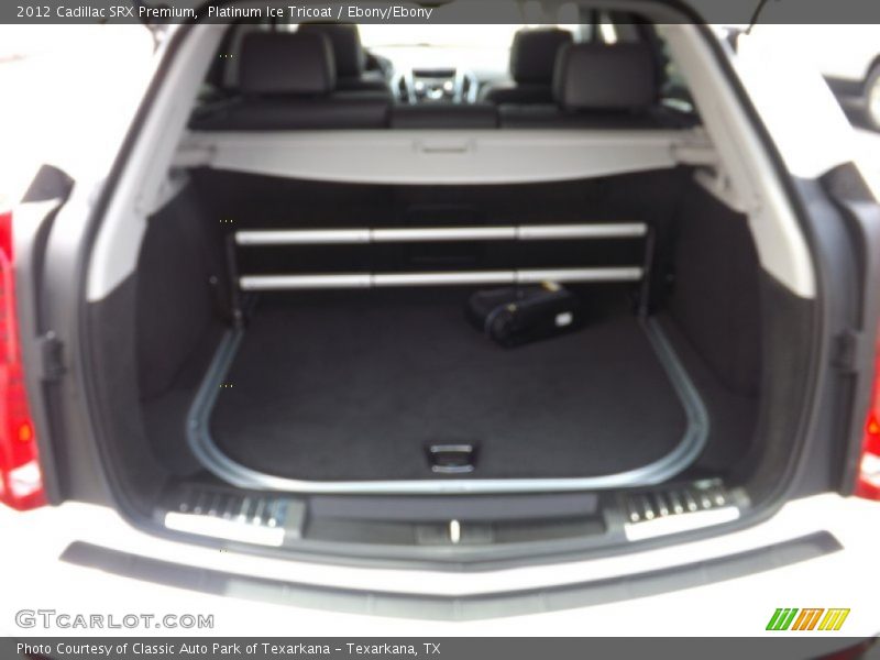 Platinum Ice Tricoat / Ebony/Ebony 2012 Cadillac SRX Premium