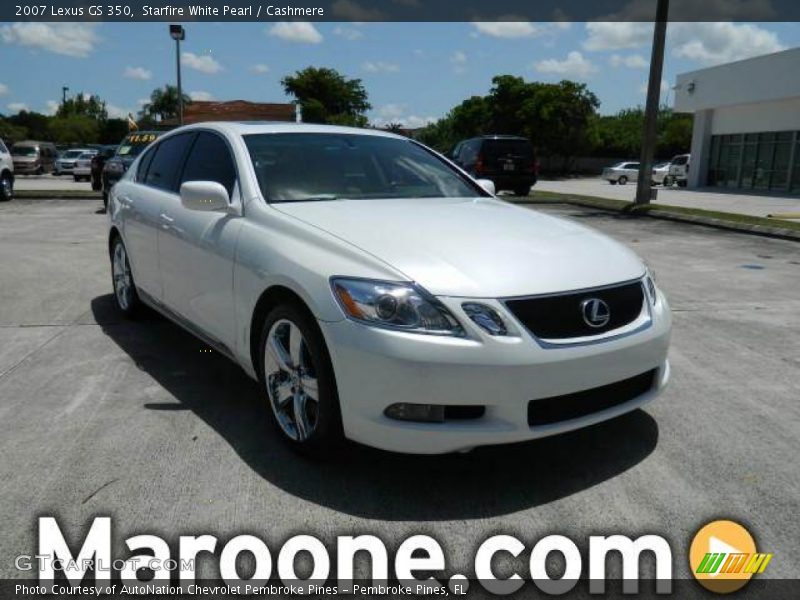 Starfire White Pearl / Cashmere 2007 Lexus GS 350