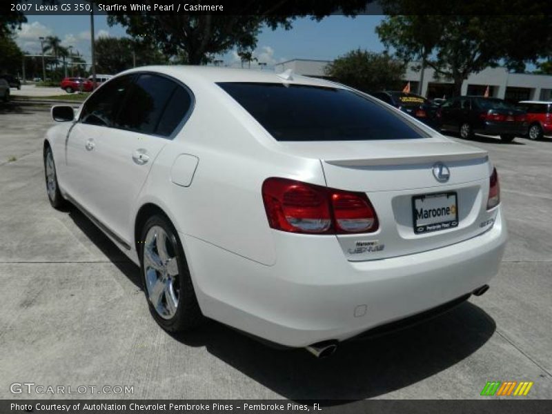 Starfire White Pearl / Cashmere 2007 Lexus GS 350