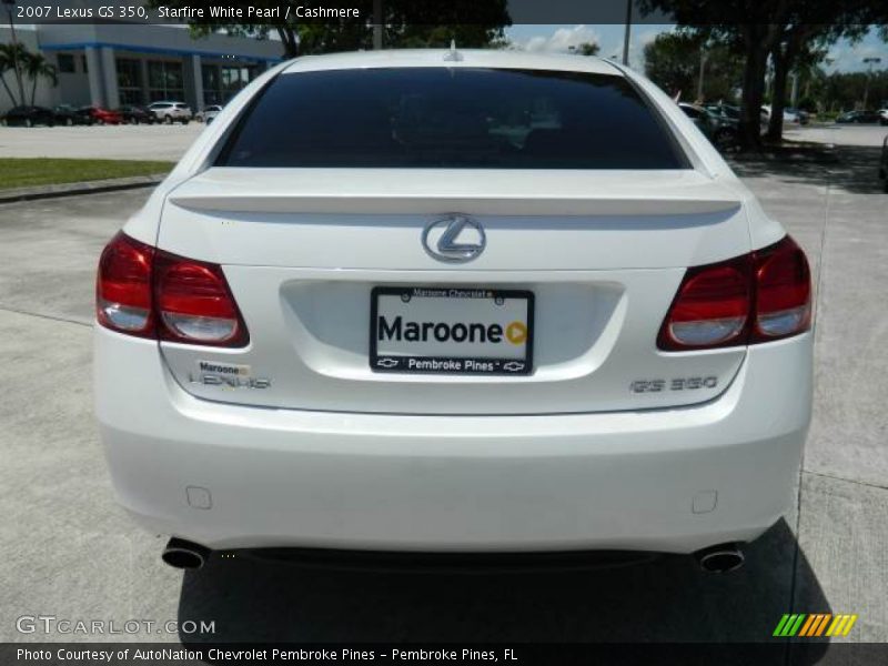 Starfire White Pearl / Cashmere 2007 Lexus GS 350