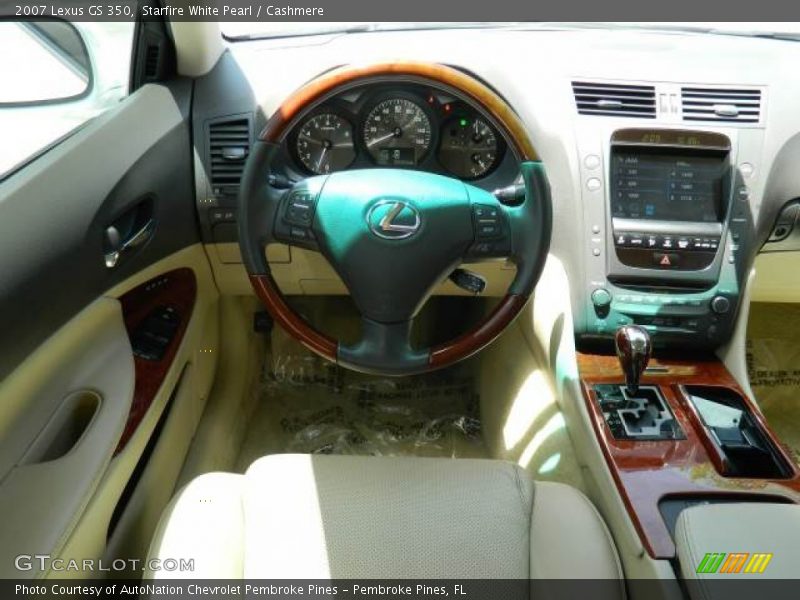 Starfire White Pearl / Cashmere 2007 Lexus GS 350