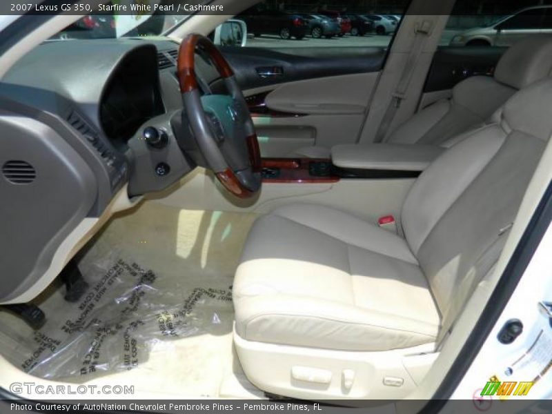 Starfire White Pearl / Cashmere 2007 Lexus GS 350