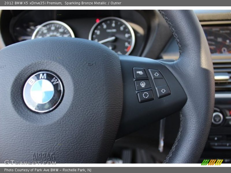 Sparkling Bronze Metallic / Oyster 2012 BMW X5 xDrive35i Premium