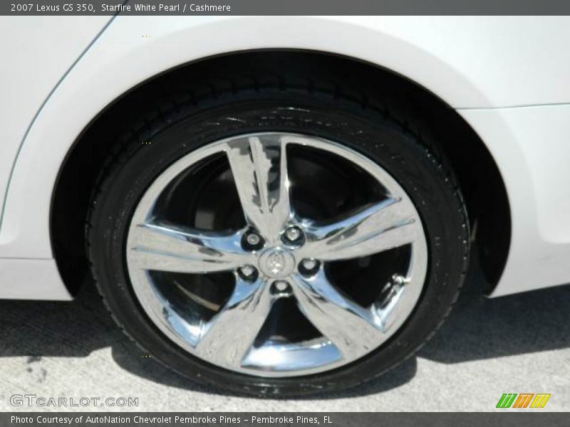 Starfire White Pearl / Cashmere 2007 Lexus GS 350