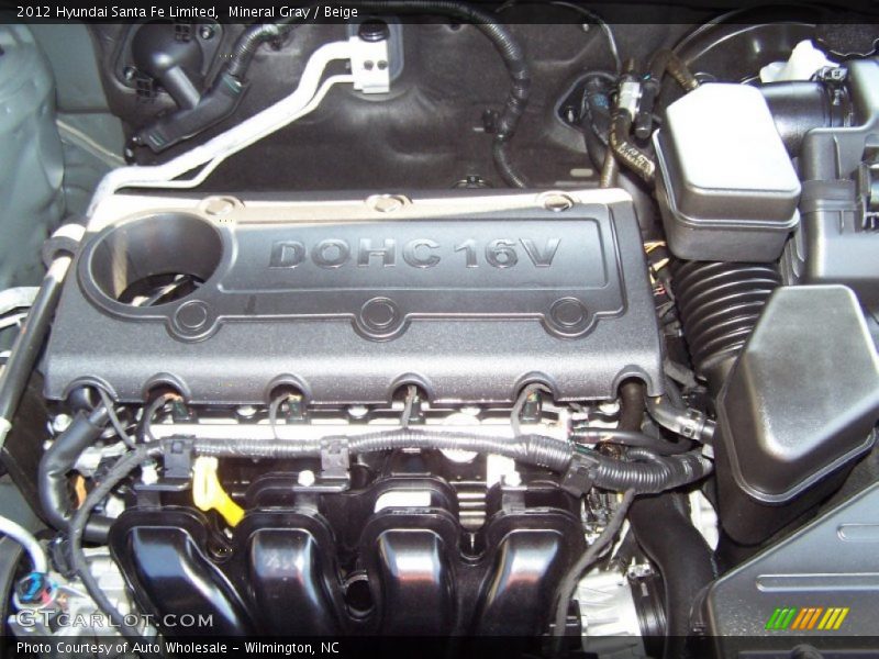 Mineral Gray / Beige 2012 Hyundai Santa Fe Limited