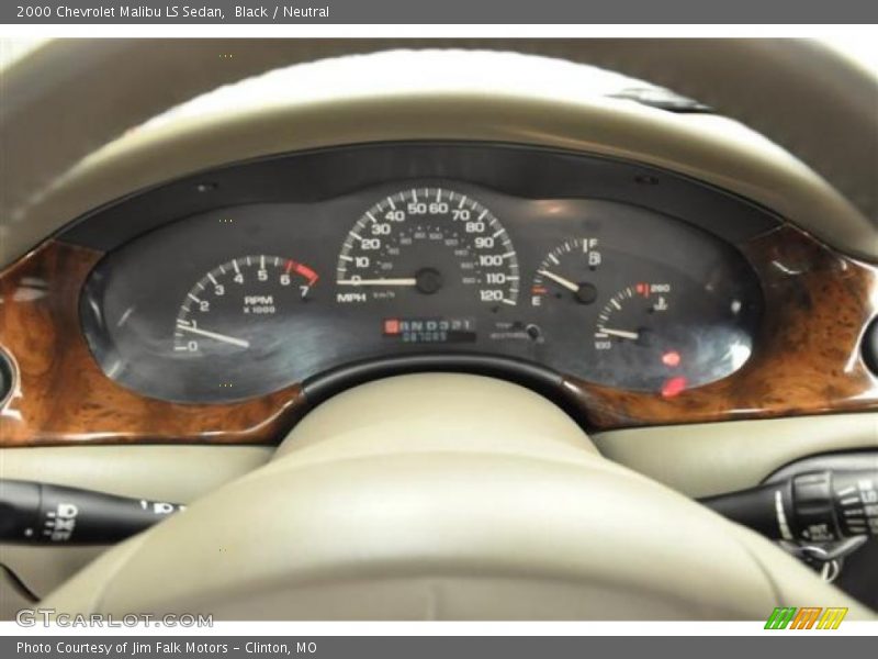 Black / Neutral 2000 Chevrolet Malibu LS Sedan