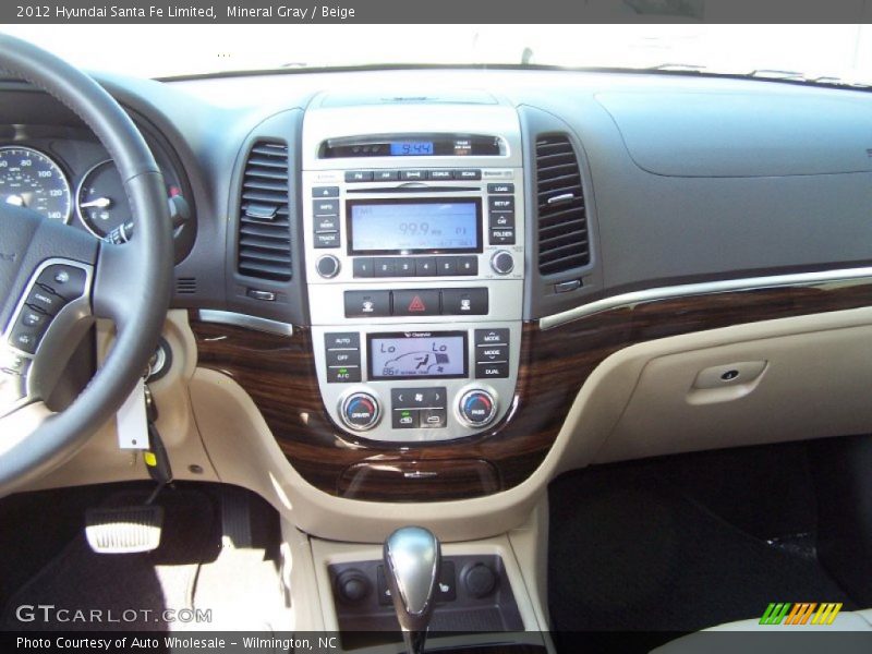 Mineral Gray / Beige 2012 Hyundai Santa Fe Limited