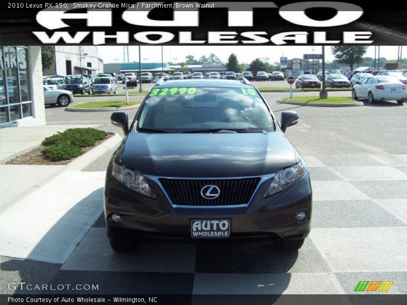 Smokey Granite Mica / Parchment/Brown Walnut 2010 Lexus RX 350