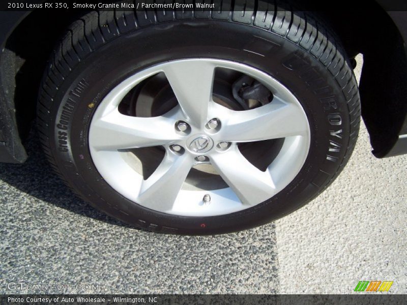 Smokey Granite Mica / Parchment/Brown Walnut 2010 Lexus RX 350