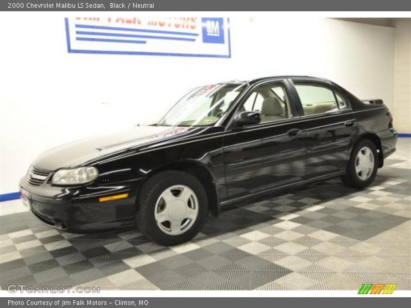 Black / Neutral 2000 Chevrolet Malibu LS Sedan