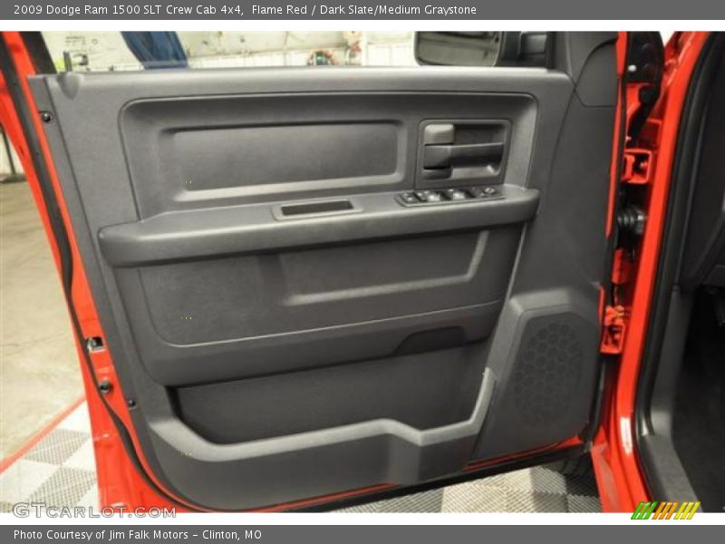 Flame Red / Dark Slate/Medium Graystone 2009 Dodge Ram 1500 SLT Crew Cab 4x4