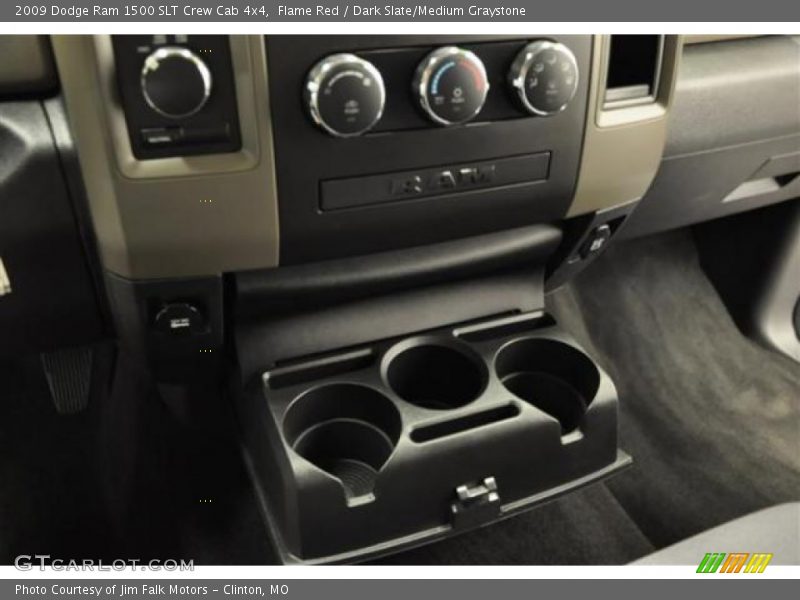 Flame Red / Dark Slate/Medium Graystone 2009 Dodge Ram 1500 SLT Crew Cab 4x4