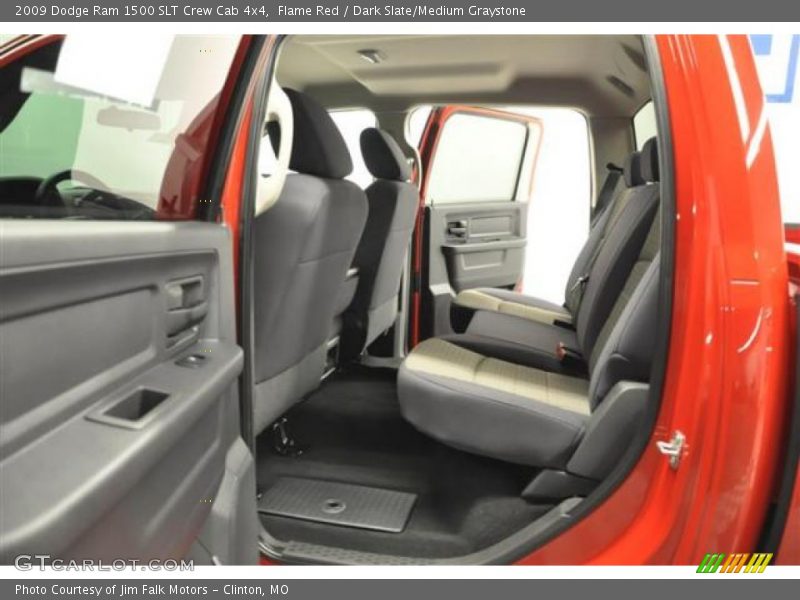 Flame Red / Dark Slate/Medium Graystone 2009 Dodge Ram 1500 SLT Crew Cab 4x4