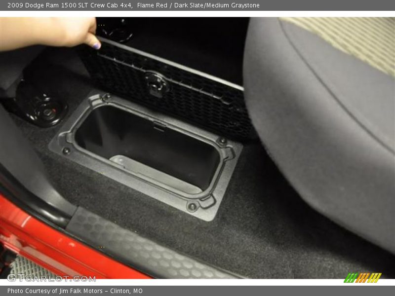 Flame Red / Dark Slate/Medium Graystone 2009 Dodge Ram 1500 SLT Crew Cab 4x4