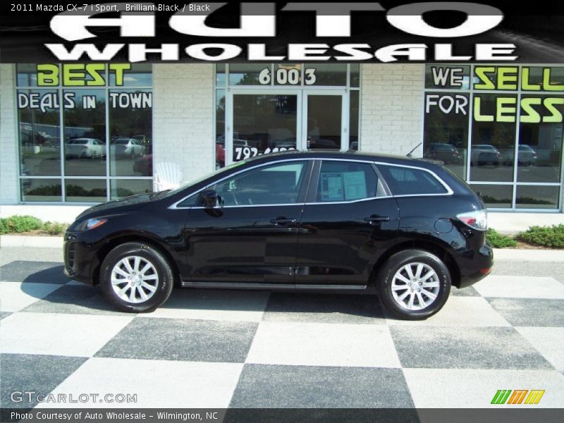 Brilliant Black / Black 2011 Mazda CX-7 i Sport