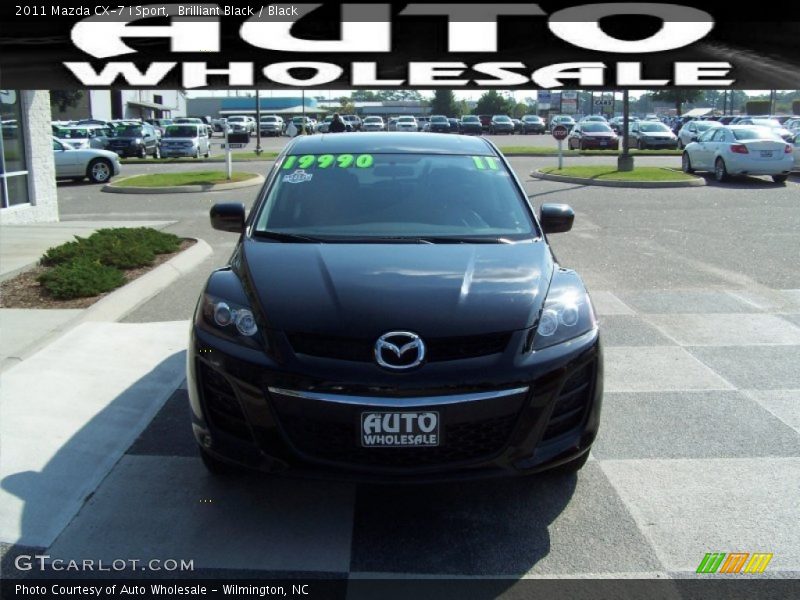 Brilliant Black / Black 2011 Mazda CX-7 i Sport