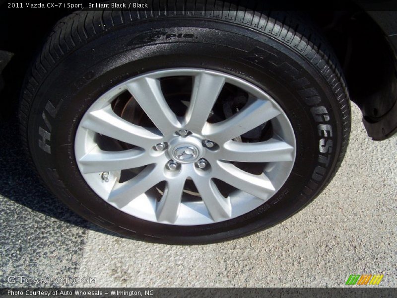 Brilliant Black / Black 2011 Mazda CX-7 i Sport