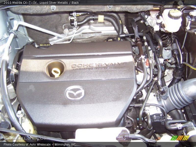 Liquid Silver Metallic / Black 2011 Mazda CX-7 i SV