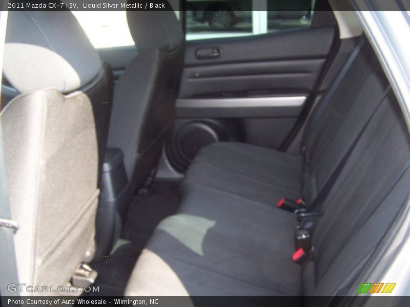 Liquid Silver Metallic / Black 2011 Mazda CX-7 i SV