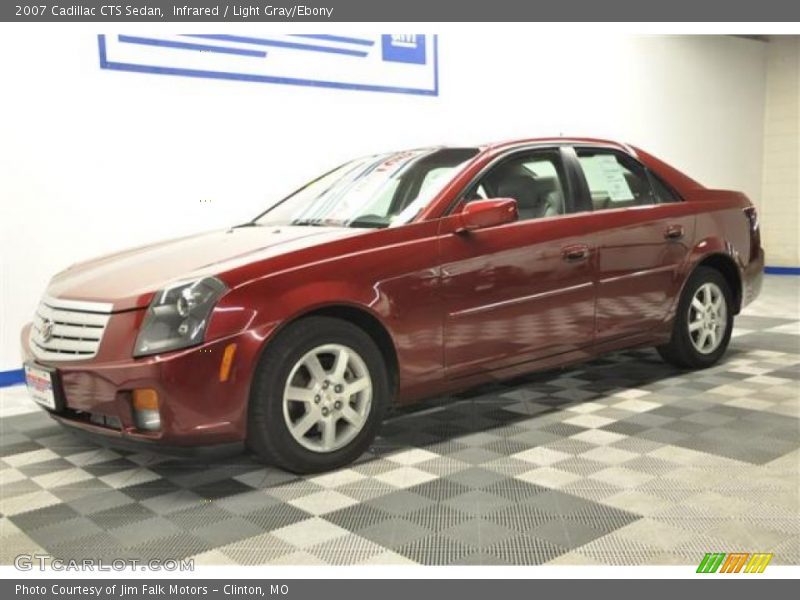 Infrared / Light Gray/Ebony 2007 Cadillac CTS Sedan