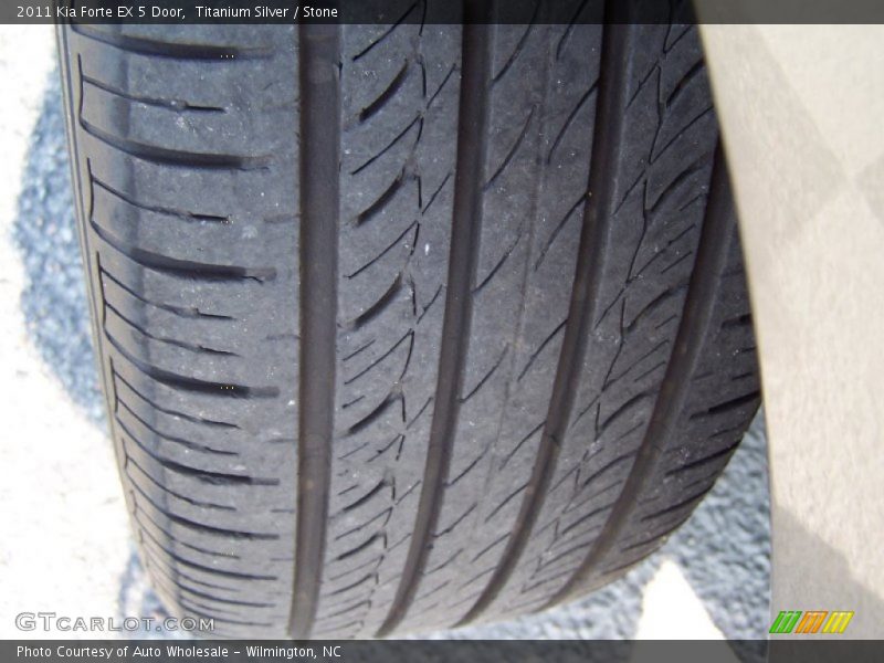 Titanium Silver / Stone 2011 Kia Forte EX 5 Door