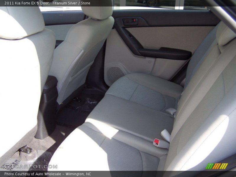 Titanium Silver / Stone 2011 Kia Forte EX 5 Door