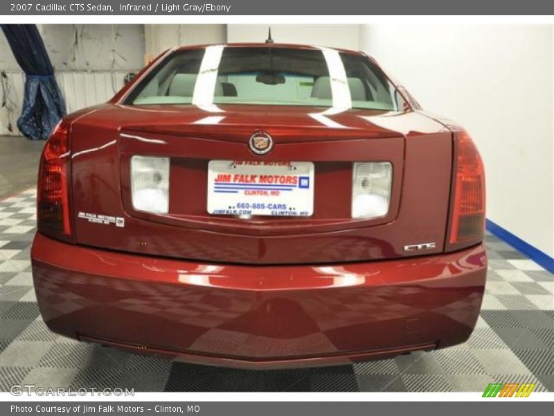 Infrared / Light Gray/Ebony 2007 Cadillac CTS Sedan